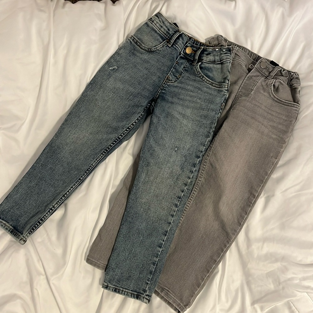Slim fit denim. Good condition. Two pairs both H&M